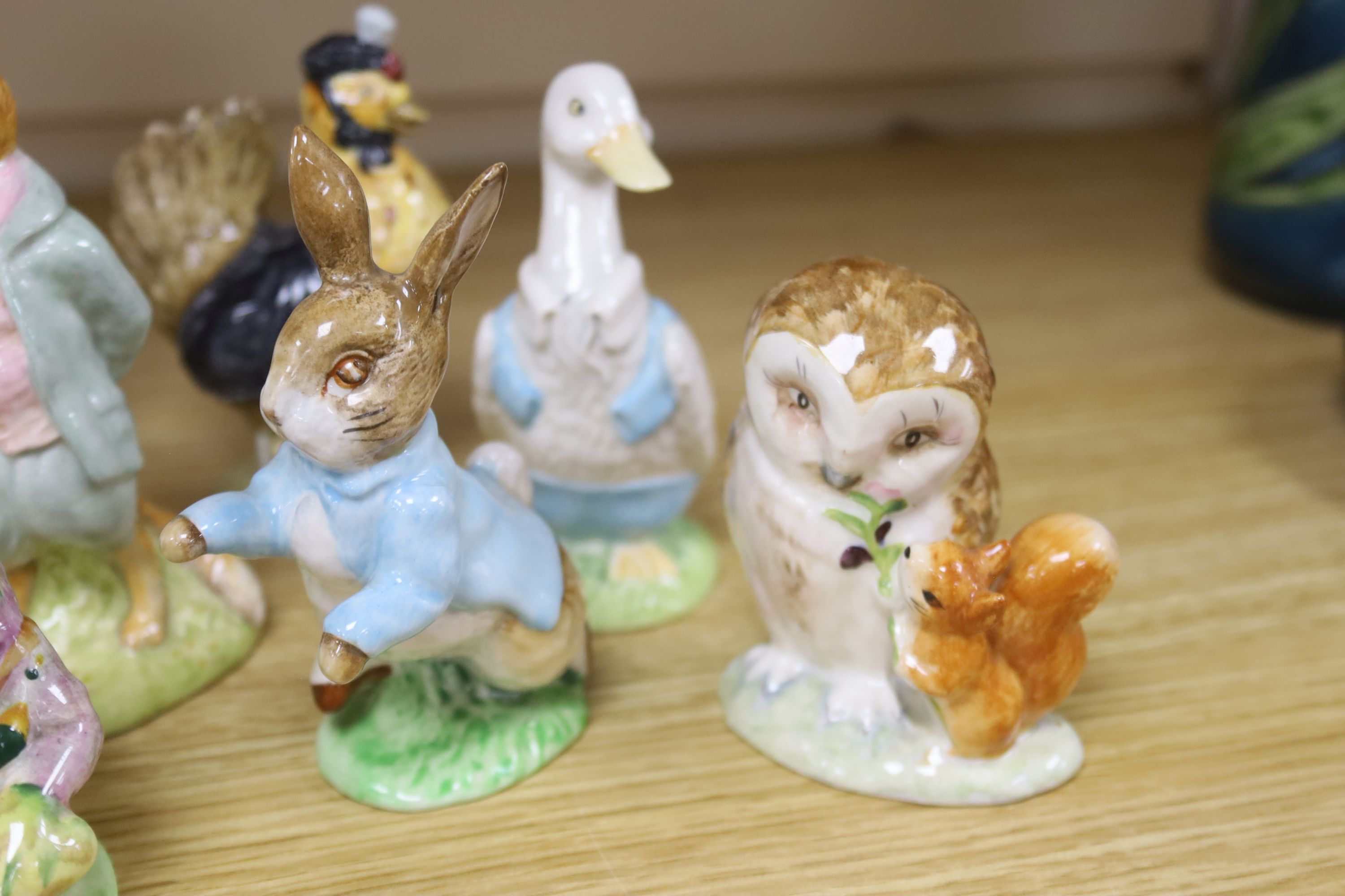 8 Beswick Beatrix Potter characters and 3 others